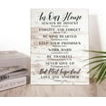 thumbnail image 4 of Christian Religious Canvas Wall Art,In Our Home Always Be Honest Proverbs 12:22 Bible Canvas Poster Print Wall Decor,Christian Faith Wall Art Decor,Scripture Home Office Bedroom Decoration, 4 of 6