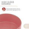 thumbnail image 5 of Coco Dual Pet Bowl with Wood Stand 5.11’’ in Pink, 5 of 6