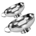 thumbnail image 3 of CTIRCHIU Set of 2 Stainless Steel Spice Funnels with Ergonomic Handles for Easy Jar Filling, 3 of 8