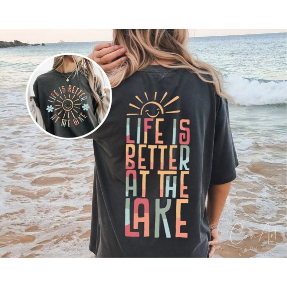 Life Is Better At The Lake shirt, Lake Life shirt, Summer shirt Sublimation T-Shirt