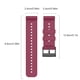 thumbnail image 2 of Reemplazo de la correa de la correa de la correa de la pulsera de silicona suave deportiva para Suunto 9/9 Baro / Suunto Spartan Baro Monstrate EL2811-05B, 2 of 2