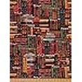 thumbnail image 3 of Library Books Book Stack Stacks Libraries Librarian Cotton Fabric Print D570.07, 3 of 4