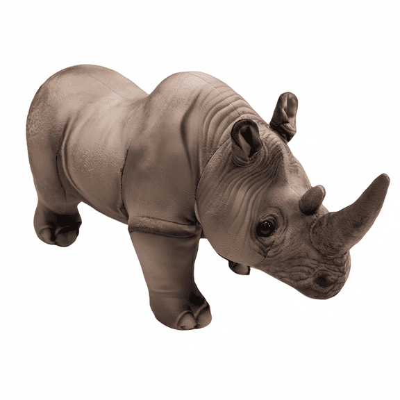 Simulate Rhinoceros Plush Toys - Soft Hippo Plush Pillows Sleep Pillow for Bedroom Home Decor