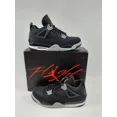 thumbnail image 1 of Air Jordan 4 Retro SE "Black Canvas" Men's Size 13, 1 of 6