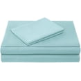 thumbnail image 2 of Comfort Spaces Ensemble de 4 Pcs en Microfibre Ultra Douce et Hypoallergénique, Draps Résistants aux Plis et à la Décoloration avec Taies d'Oreiller Literie Format Simple Format Simple, 2 of 7