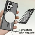 thumbnail image 5 of Phone Case For Samsung Galaxy Z Fold 7,Translucent Magnetic Phone Case for Women Men [Compatible with Magsafe] Anti-Fingerprints Shockproof Protective Ultra Slim Rugged Phone Case Cover,Black, 5 of 6