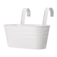 thumbnail image 4 of Hooks Oval Tin Flower Pot Balcony Iron Sheet Garden Tools Detachable Home Decoration, 4 of 6