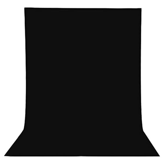 Uutvmp Black Screen Backdrop, Photography Black Screen Background for Streaming, Photo Studio, Collapsible High Density Screen for Video Photography