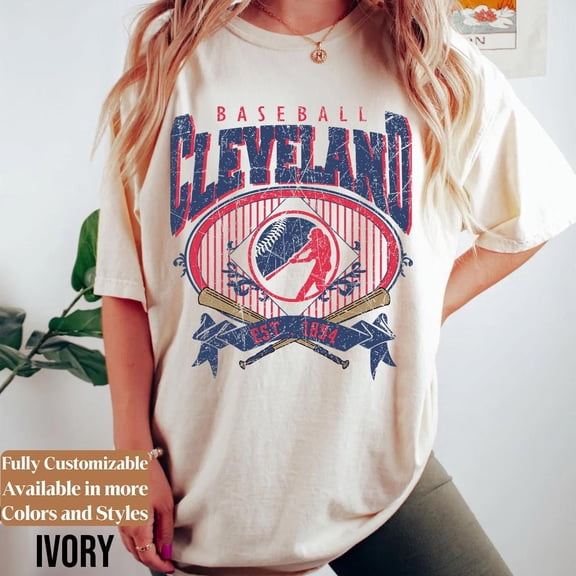 Vintage Cleveland Baseball Unisex T-Shirt, Cleveland Baseball shirt Fan Gift
