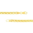 thumbnail image 3 of 14K Yellow Gold Women's 24" 3.95mm Solid Round Box Chain Necklace with 150 Gauge and Lobster Lock, 3 of 4