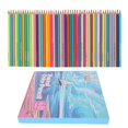 thumbnail image 1 of Crayons de couleur pré-taillés, couleurs variées, brillants et vibrants, en bois massif, pour enfants, adultes et débutants, 48 couleurs, 1 of 4