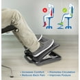 thumbnail image 4 of Mount-It! Under Desk Footrest, Adjustable Height/Angle and Massaging Rollers, 4 of 10