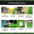 thumbnail image 6 of GATCOOL Realistic Indoor/Outdoor Artificial Grass/Turf (1 FT X 13 FT = 13 Square Feet), 6 of 7