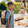 thumbnail image 5 of HUIACONG 4Pcs Watermelon Capybara Kids Backpack Set for Girls, Padded Strap Bookbag with Insulated Water Bottle, Water Bottle Cover and Lunch Box, Great Choice for Elementary School Girls, 5 of 7
