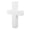 White, variant on HONMEET 2pcs Religious Foam Cross: DIY Crafts Blank Foam Cross Models Ornaments for Church Holiday Celebrations DIY Projects Decorations