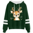 thumbnail image 1 of WILLBEST Sudadera Oversize para Mujer con Estampado Navideño Informal y Cordón Ajustable XX-Grande, 1 of 3