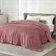 thumbnail image 2 of Manta de cama, forro polar, tamaño queen, franela rosa, 230 x 230 cm, 2 of 8