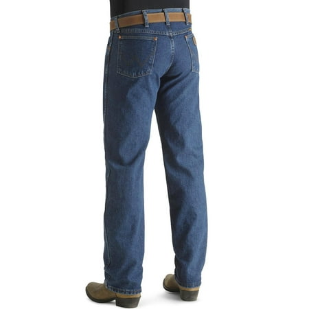 Wrangler Mens Original Fit Cowboy Cut Jeans - Stonewashed