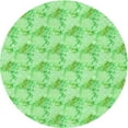 thumbnail image 1 of Ahgly Company Machine Washable Indoor Round Transitional Jade Green Area Rugs, 3' Round, 1 of 7