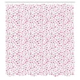thumbnail image 2 of Ambesonne Romantic Shower Curtain, Repeating Heart Shapes, 69"Wx75"L, Soft Pink Pale Grey Blush, 2 of 4