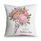 thumbnail image 1 of NIGHTWISH Simple Style Mother's Day Pillowcase Gifts Love Letters Design Cushion Cover 40/45/50cm40CMx40CM(15.75inch) Gao Jinjia LED, 1 of 2