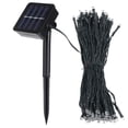 thumbnail image 3 of 17m 100LED Guirnalda de luces alimentada por energía solar IP67 Lámpara decorativa impermeable para jardín al aire libre Patio CéspedLuz azul, 3 of 14
