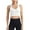 White, variant on Hooded Sports Bras for Women High Support,Racerback High Impact Sports Bra Push up Workout Yoga Bra