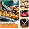 thumbnail image 3 of Juego de accesorios para asar Yoehka BBQ, 34 piezas, con tapetes y guantes, 3 of 7