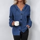 thumbnail image 4 of Gibobby Sueter Dama Suéter con capucha de color sólido para mujer Otoño Invierno Cárdigan de punto con cordón Prendas de abrigo (Azul, S), 4 of 5