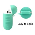thumbnail image 4 of Methold Funda de silicona súper fina para , auriculares inalámbricos, funda impermeable de silicona Cables de audio/vídeo Menta verde, 4 of 5