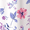 Bright White Watercolor Floral, variant on Women's 100% Cotton Sleeveless 40" Nightgown, Sizes XS-5X