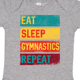 thumbnail image 4 of Inktastic Gymnast Eat Sleep Gymnastics Repeat Boys or Girls Baby Bodysuit, 4 of 5