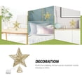 thumbnail image 4 of 1Pc  Treetop Star with Light String Pentagram Tree Star Chic Tree Decor, 4 of 6