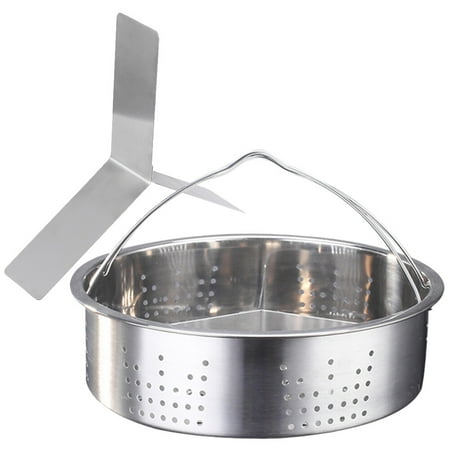 

FRCOLOR 1 Set Steamer Basket with Trivet Rack Kitchen Food Steamer Pot Accessories