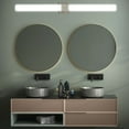 thumbnail image 4 of Luxrite LED Bathroom Vanity Light Fixtures Square 48 Inch Brushed Nickel 5 CCT 2700K-5000K 38W 2800 Lumens Dimmable, 4 of 7