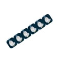 thumbnail image 1 of Inteprter 6 uds./fila gancho montado en la pared plástico autoadhesivo sala de estar baño colgar ropa percha recortable sin perforaciones Almacenamiento y organización del hogar Verde Inteprter HA064389-02B, 1 of 6