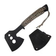 thumbnail image 2 of Hacha de camping con llave hexagonal | Hacha pequeña de supervivencia para partir leña al aire libre | Hacha de bushcraft para mochileros con funda para cortar leña menuda, 2 of 6
