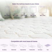 NapQueen Victoria 12 Twin-XL, Gel Infused Memory Foam and Pocket Spring Hybrid Mattress in a Box, Adult