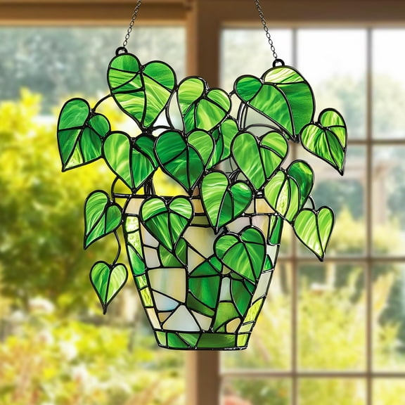 SALE 50% Monstera Leaves ACRYLIC SUNCATCHER Monstera Plant Window Decor Flower Gift For Plant Lover Garden Decor Plant Mom Gardener Gift