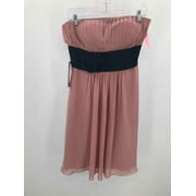Pre-Owned Azazie Pink Size 6 Knee Length Sleeveless Dress
