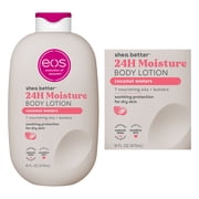 eos Shea Better Body Lotion - Coconut Waters, Made for Dryness, 16 fl oz.