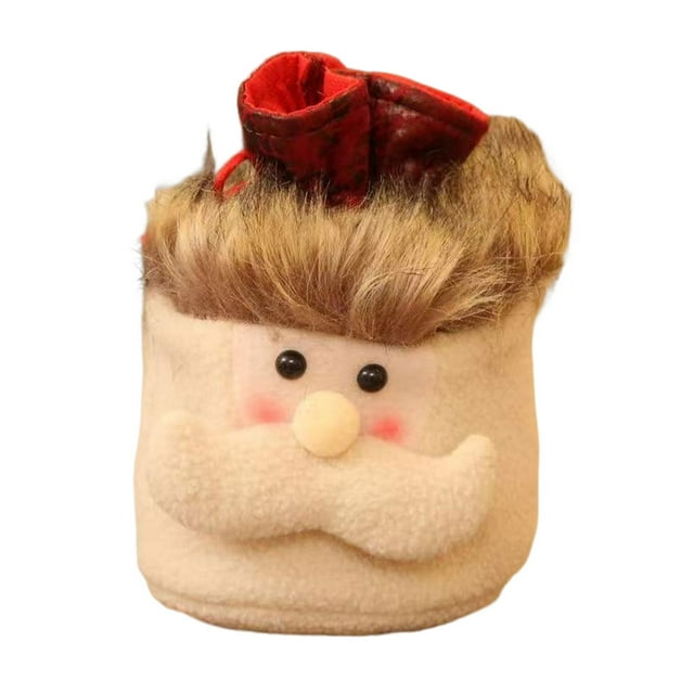 Injueey Bolsa de regalo Decoración navideña Saco de dulces Juguete para niños Suministros de vacaciones Accesorios para el hogar de gran capacidad Kits de decoración para fiestas Anciano Forma Injueey HA069775-01