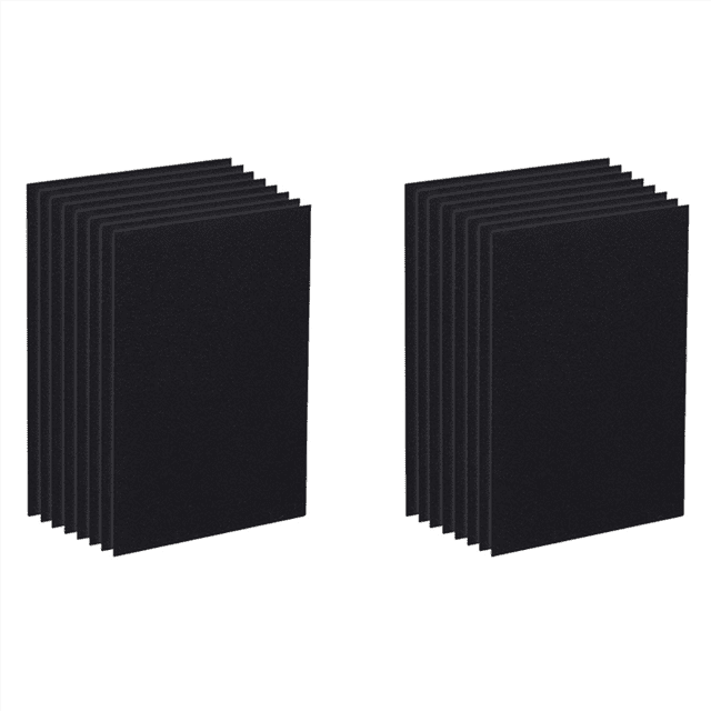 16PCS Premium Carbon Activated Pre Filters Air Purifier Accessories for HPA100 Air Purifier,16 x carbon filter,Black