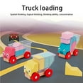 thumbnail image 4 of pitrice Wooden Car Toy Assemble Truck Building Blocks Learning Games for Boys Girls, 4 of 6