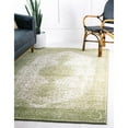 thumbnail image 3 of Unique Loom Midnight Bromley Rug Green/Ivory 6' 1" x 9' Rectangle Medallion Shabby-Chic Perfect For Living Room Bed Room Dining Room Office, 3 of 6