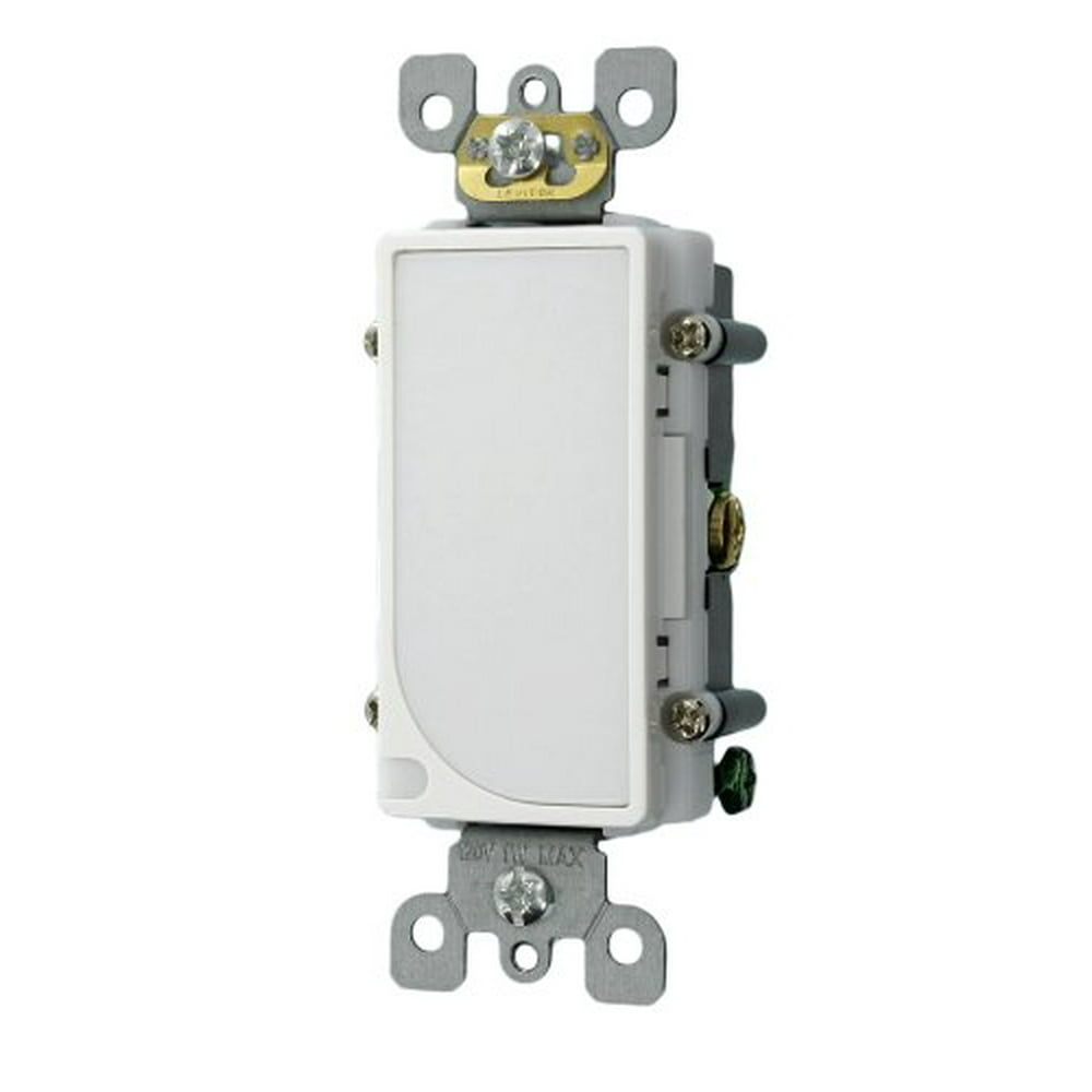 Leviton 6527W 120V AC Decora LED Full Guide Light, White