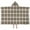 Brown And White, variant on Brown and White Checkerboard Checkered Pattern Hooded Bath Towel,50"x30" for Ages 3 To 12 Kids, Quick Dry Lightweight Soft Microfiber Hood Beach Towel Cover Up for Kids