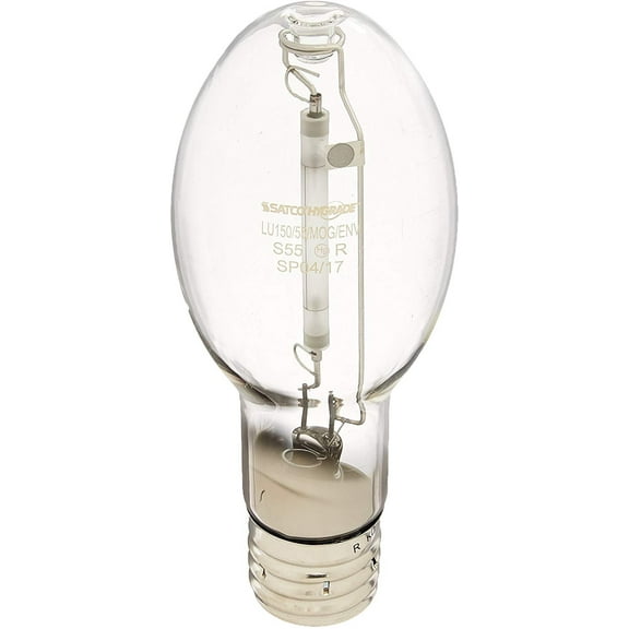 Satco S1932 2100K 150-Watt Clear Mogul Base ET23.5 High Pressure Sodium Lamp
