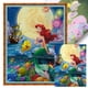 thumbnail image 1 of Hilo Algodón Bordado Punto Cruz Princesa Sirena Impreso 11CT 45x60cm, 1 of 9
