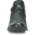 thumbnail image 2 of Born Womens Kelle Black Distressed Leather Ankle Boots BR0061809 Comfort Footwear, 2 of 2